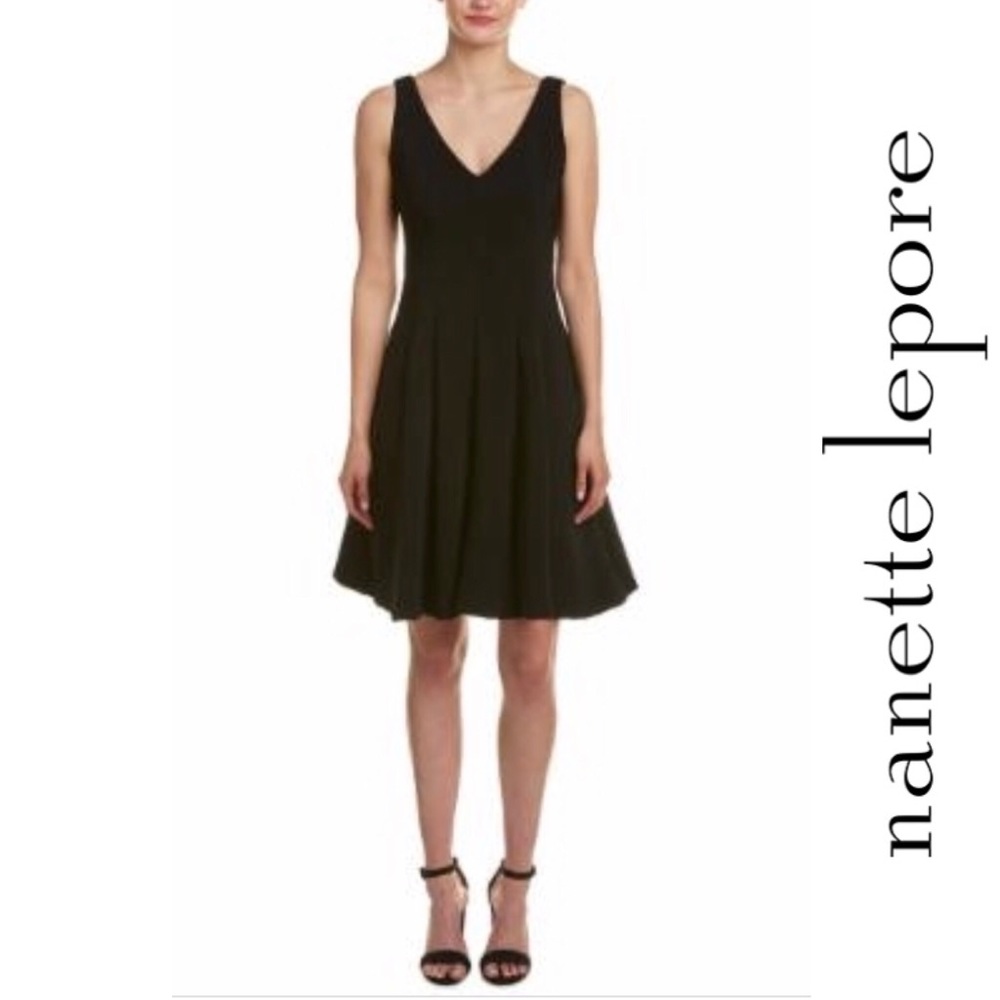 Nanette Lepore black A-Line dress NWT